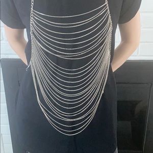 BCBG MaxAzria Silver Chain Vest 🌪